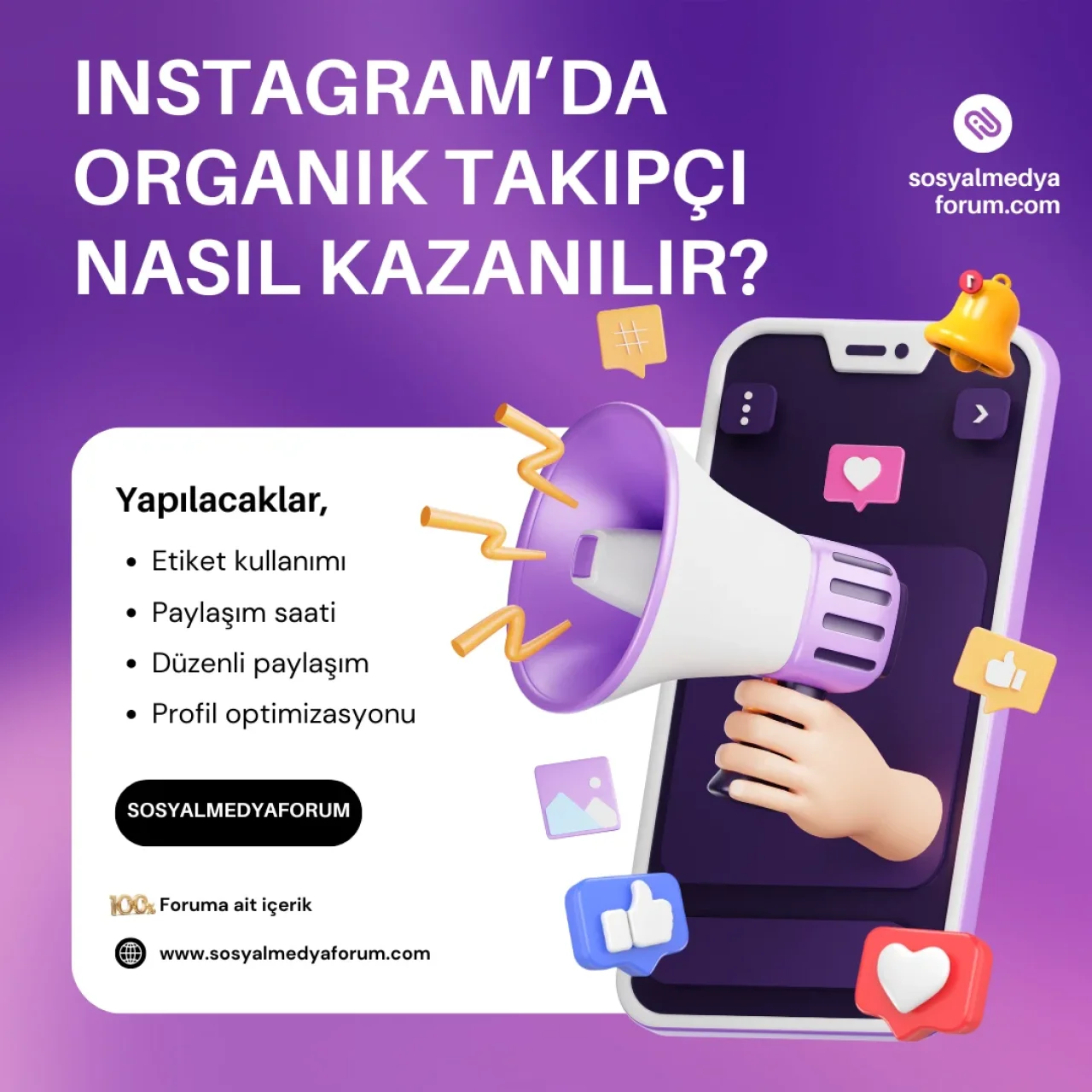 Konu 'Instagram’da Organik Takipçi Nasıl Kazanılır?'